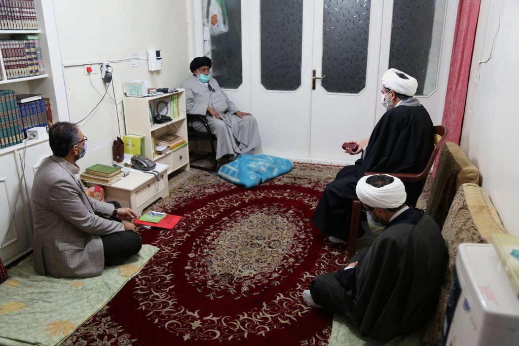 دیدار با استاد سیدجعفر طباطبایی دیدار با استاد سیدجعفر طباطبایی